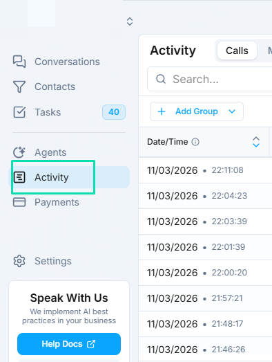 Using Activity Logs to Improve